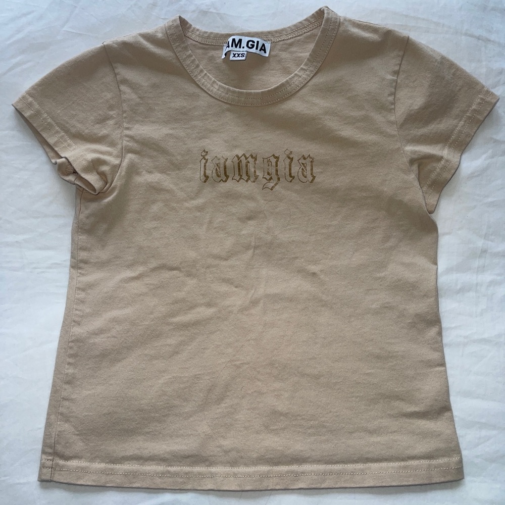 I.Am.Gia tan crop top size XXS